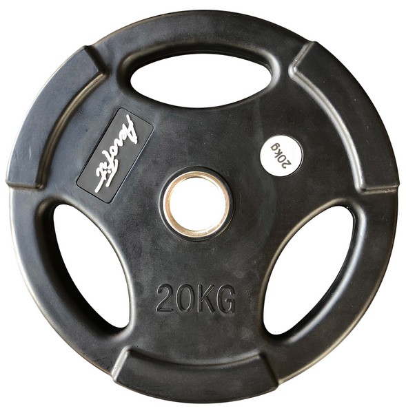 Олимпийский обрезиненный диск AeroFit 51мм AFP074/M-20KG 589_600
