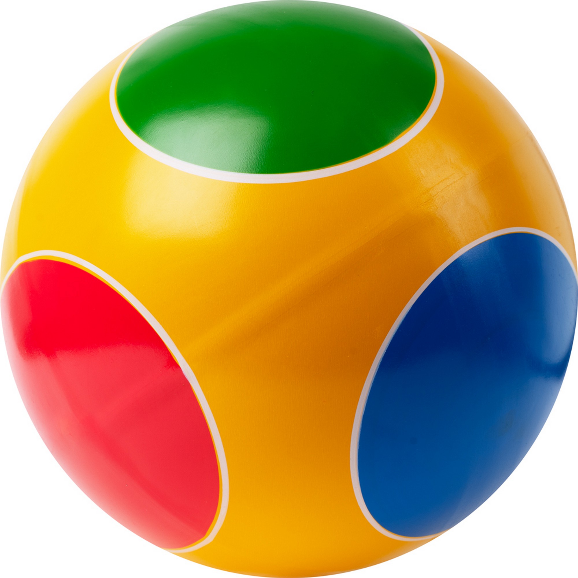 Мяч детский Кружочки ручное окрашивание, d20см, резина Р3-200-Кр мультиколор 2000_2000