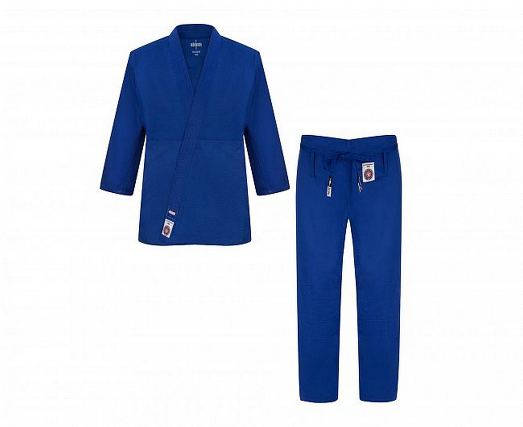 Кимоно для дзюдо подростковое Clinch Judo Silver FDR C333 синий 2000_1634
