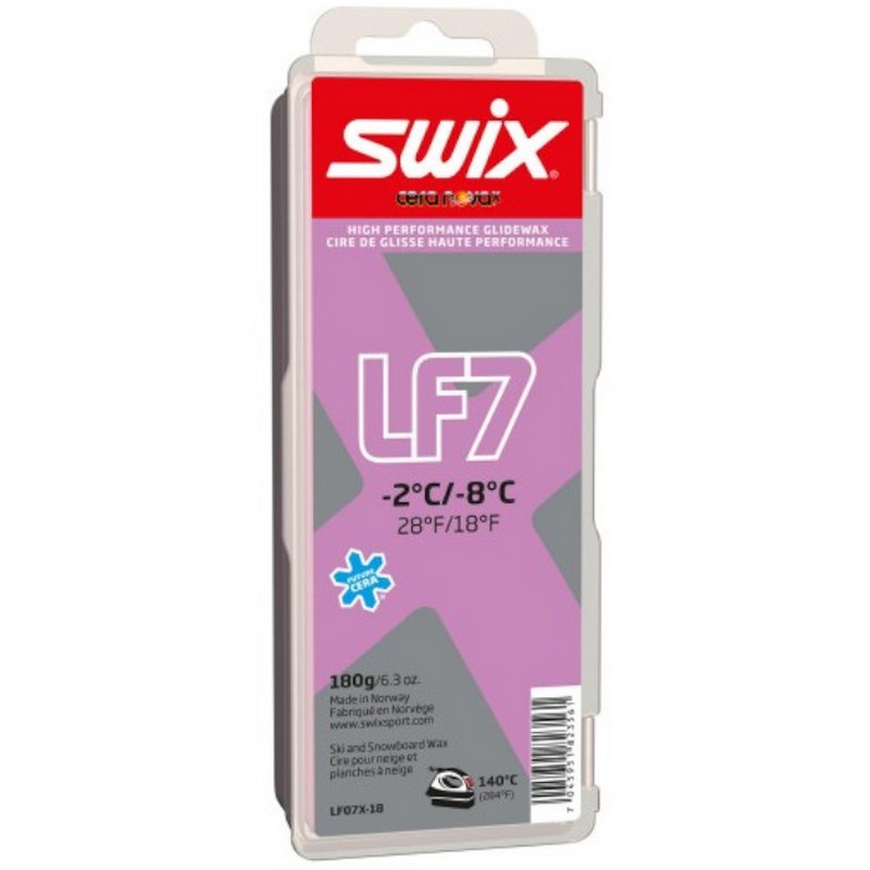 фото Парафин низкофтористый swix lf7x violet (-2°с -8°с) 180 г lf07x-18