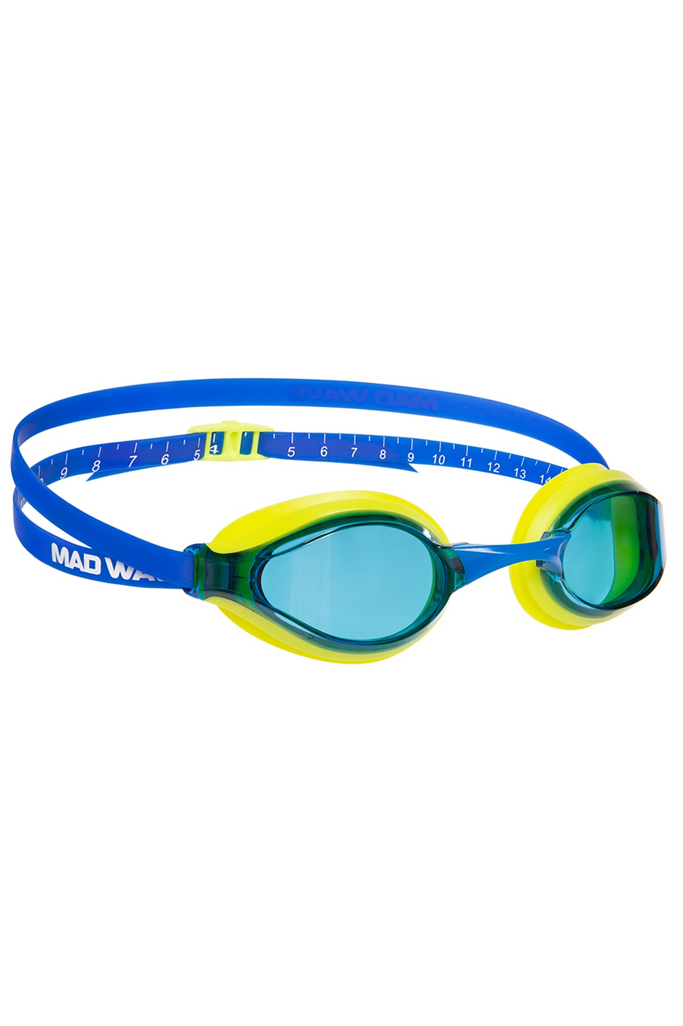 Очки для плавания юниорские MadWave Accelerator M0434 05 0 08W Голубой 1333_2000