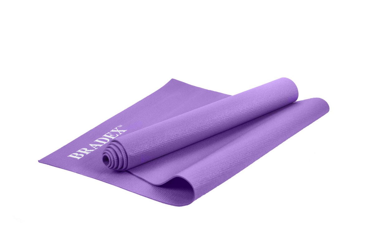 Купить Коврик для йоги и фитнеса 173x61x0,3см Bradex SF 0397 фиолетовый,