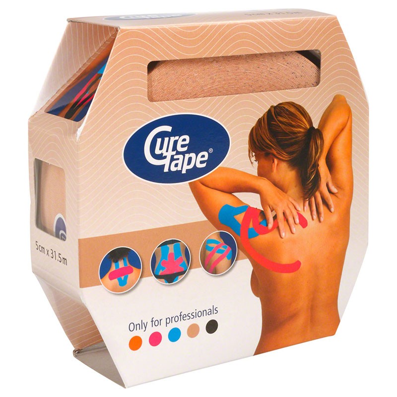 фото Тейп кинезиологический curetape giant roll neutra