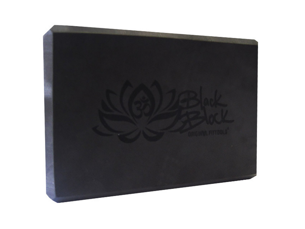Блок для занятий йогой Black Block Original Fit.Tools FT-BLACK-BLOCK 1066_800