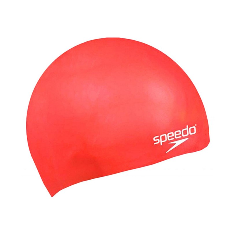 Купить Шапочка для плавания Speedo Molded Silicone Cap Jr 8-709900004 красный,