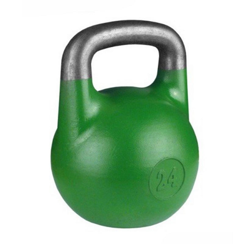 фото Гиря 24 кг iron king для соревнований (вфгс), зеленая