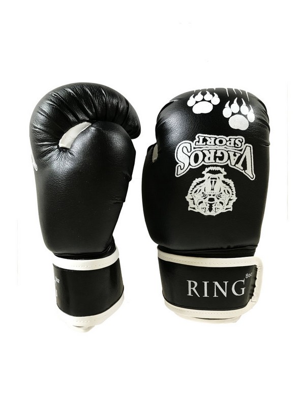 Перчатки боксерские VagroSport RING 10 унций RS510 черный NoBrand