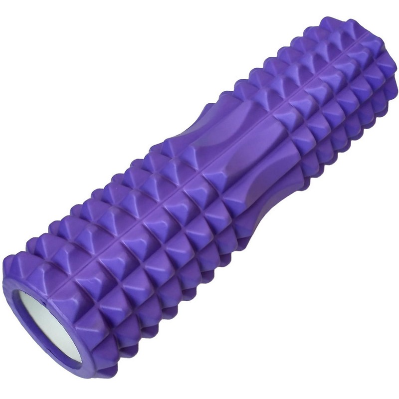 Купить Ролик для йоги Sportex 45х15см ЭВААБС B33119 фиолетовый,