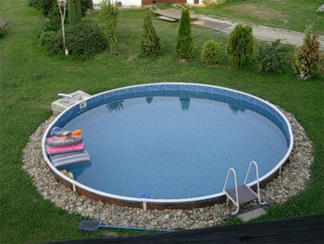 Морозоустойчивый бассейн Azuro 403DL, круглый 5,5х1,2 м комплект Standart (фильтр Poolmagic) 1065_800