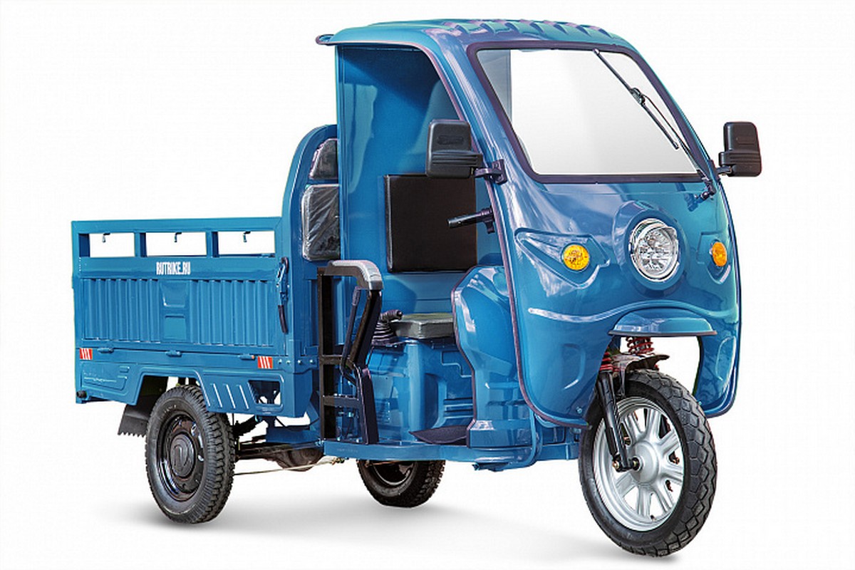 Грузовой электротрицикл RuTrike Гермес 1500 60V1200W 024456-2811 темно-синий матовый