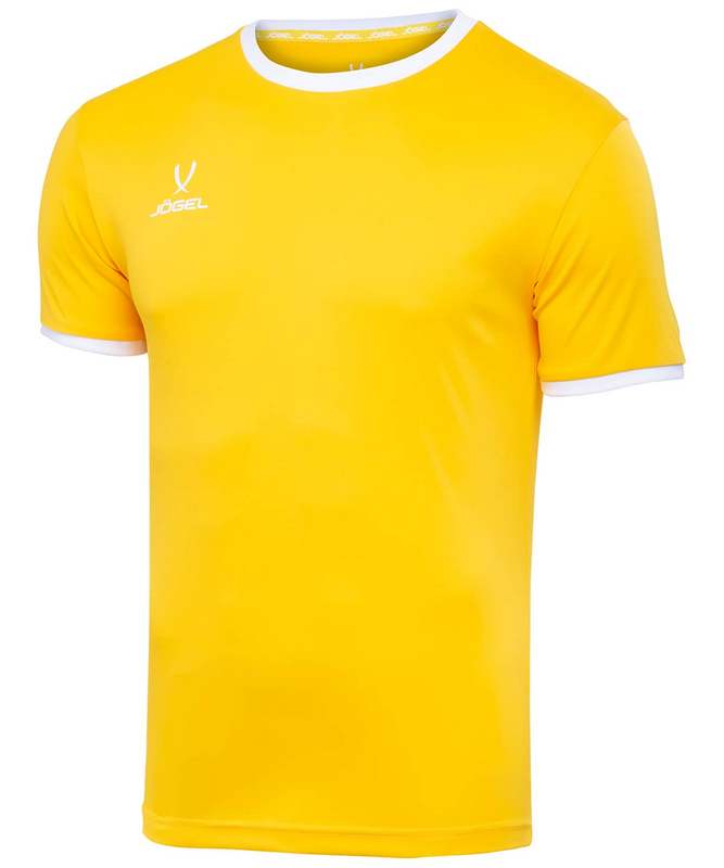 Купить Футболка футбольная Jögel JFT-1020-041-K, желтый/белый, детская,