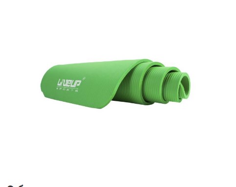 Коврик для йоги Liveup NBR Yoga Mat NL\LS3257-GR\GN-18-12