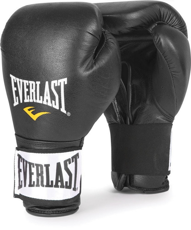 фото Перчатки тренировочные на липучке everlast 20 oz 141000u, черный