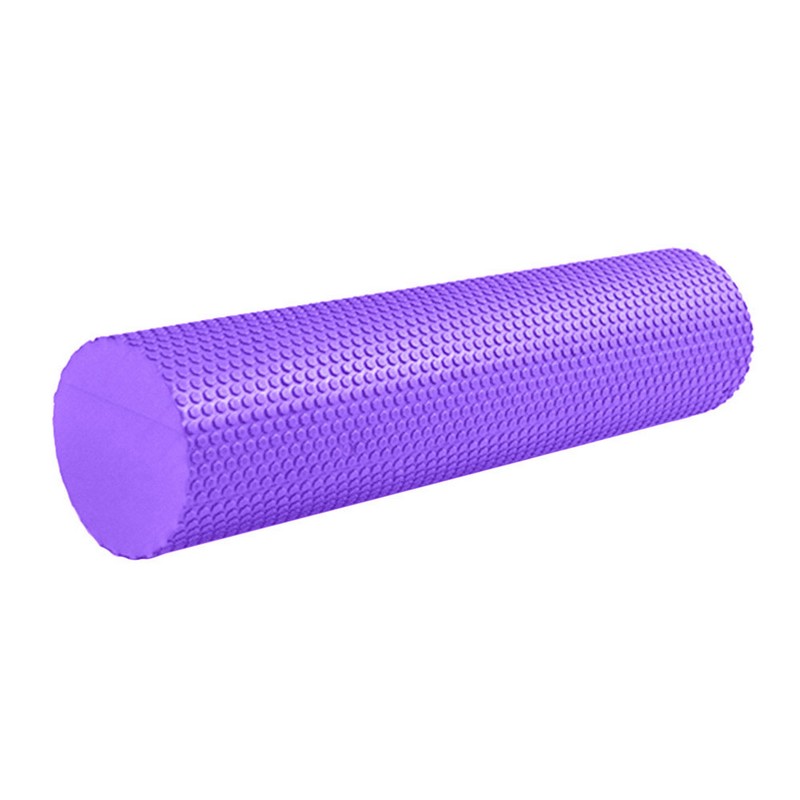 Купить Ролик массажный для йоги Sportex 60х15см B31602-7 фиолетовый,