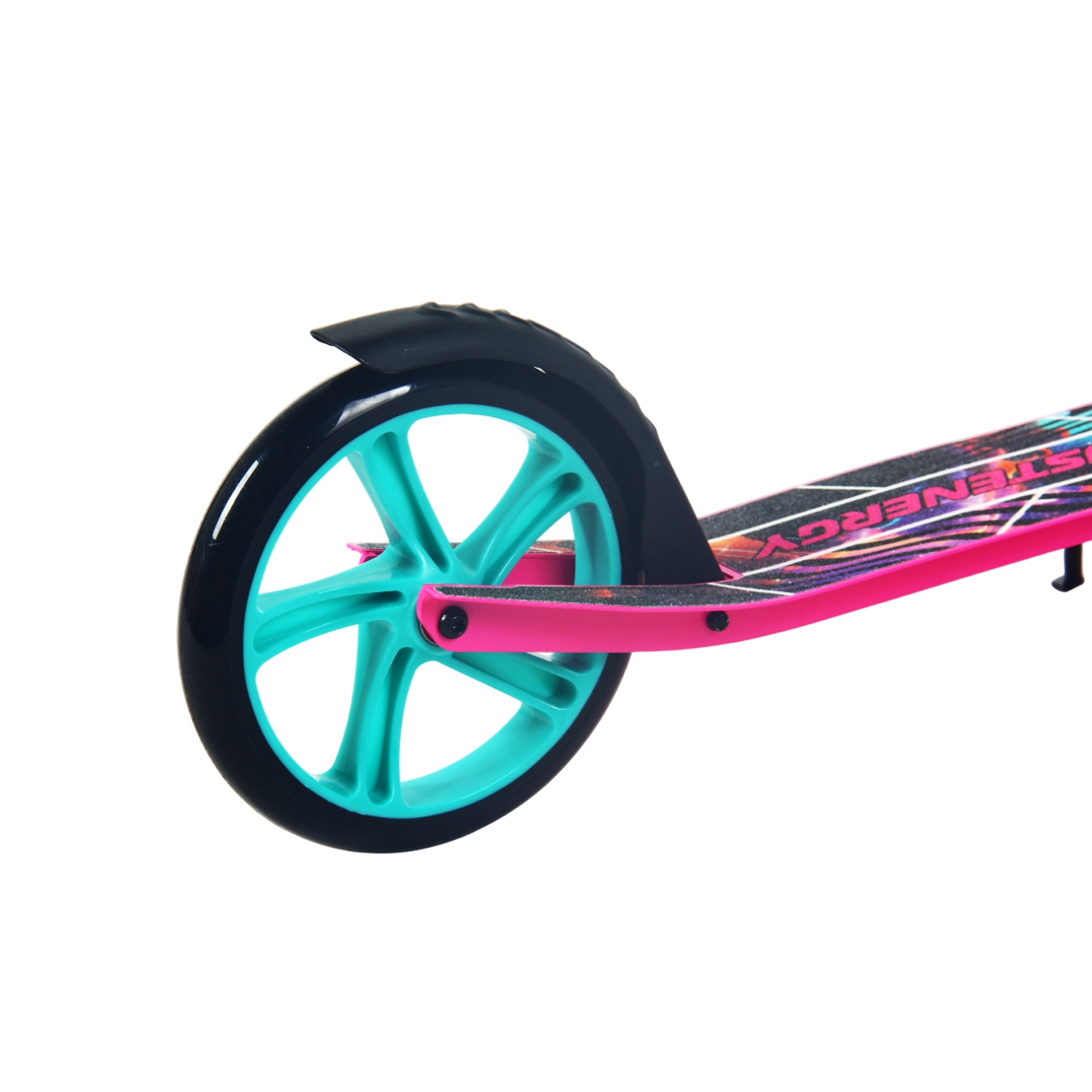 Самокат 200мм Justenergy JE-SA200-50 pink (фонарь и наклейка в подарок) 1500_1500