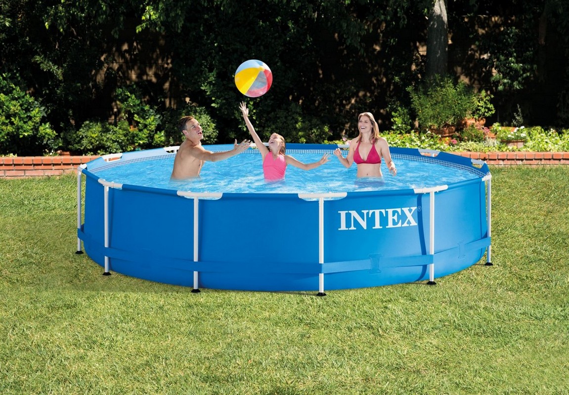 Бассейн каркасный Metal Frame Pool 366х76 см Intex 28210NP