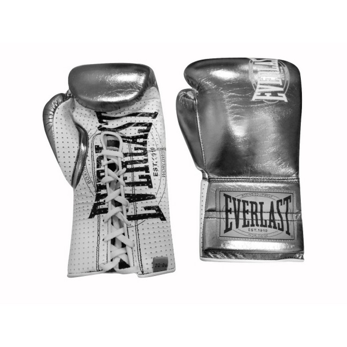 Боксерские перчатки Everlast боевые 1910 Classic 8oz металлический P00001905
