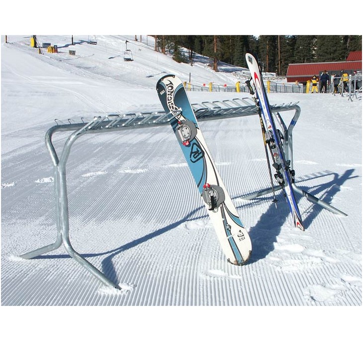 фото Клиентская стойка для лыж и сноубордов для горнолыжных баз hercules 4360
