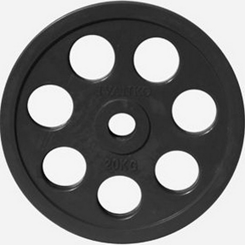 

Диск обрезиненный 20кг Johns DR71023 -20В черный