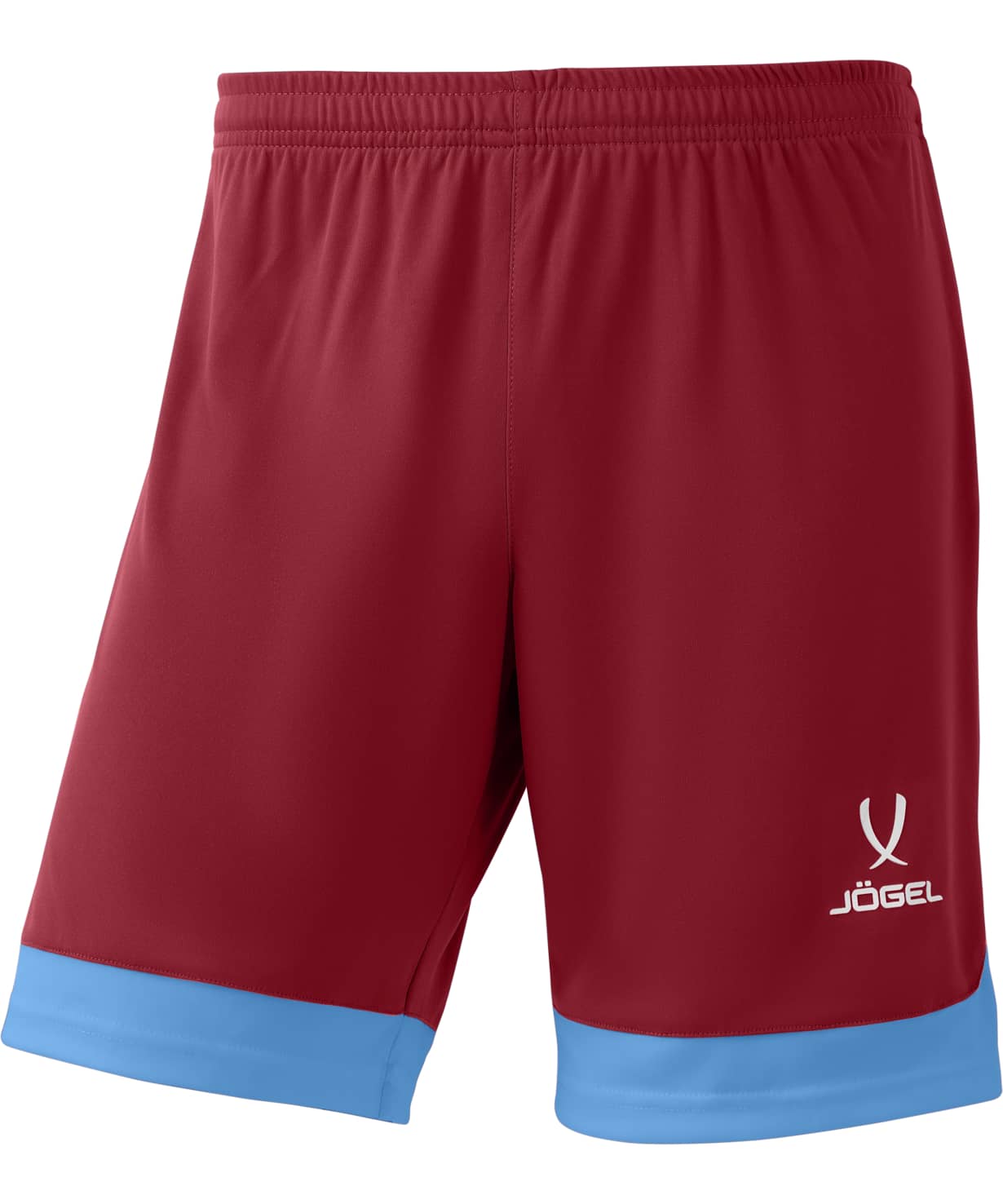 Шорты игровые Jogel DIVISION PerFormDRY Union Shorts, гранатовый/голубой/белый 1230_1476