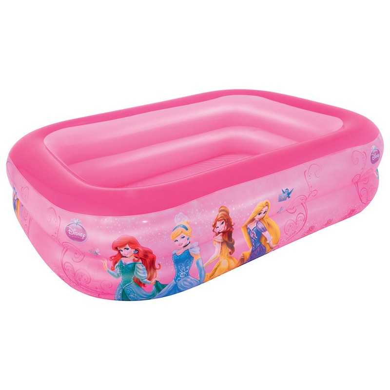 Детский надувной бассейн, прямоугольный 201х150х51см Bestway Disney Princess 91056