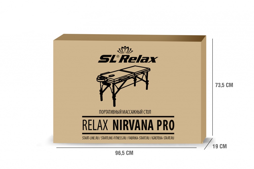 Массажный стол Start Line Relax Nirvana Pro (Turguoies) SLR-13 1024_683
