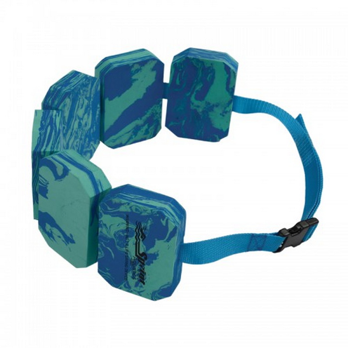 Купить Пояс для обучения плаванию Sprint Aquatics 6-Piece Belt Float 672 голубой,