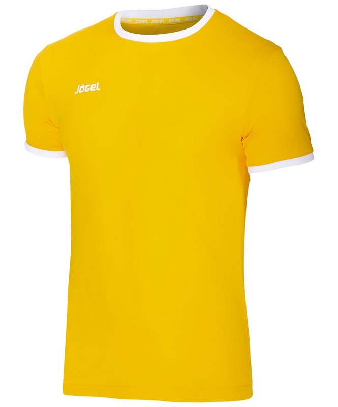 Футболка футбольная J?gel детская JFT-1010-041 желтый\белый - фото 1