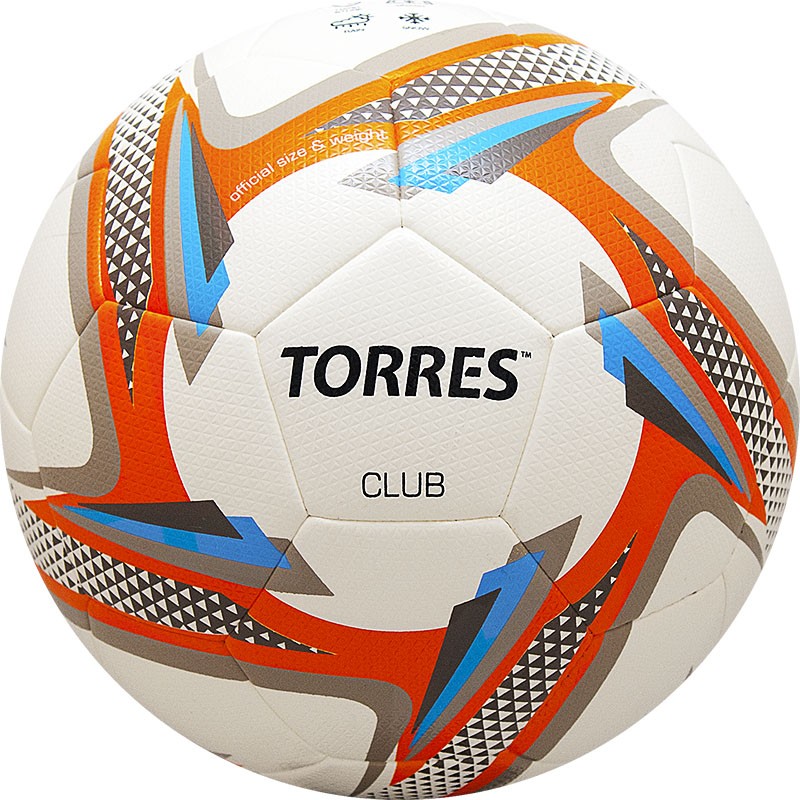 фото Мяч футбольный torres club f31835 р.5