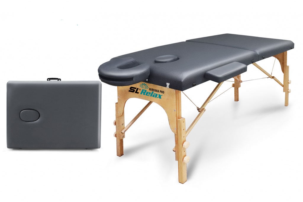 Массажный стол Start Line Relax Nirvana Pro (Grey) SLR-12,  - купить со скидкой