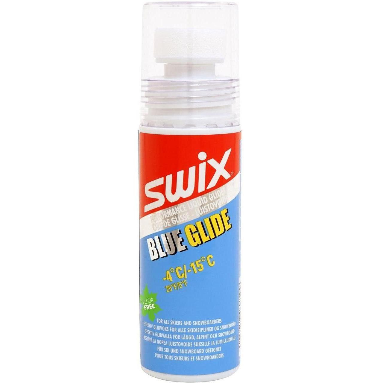 Купить Экспресс смазка Swix F6LNC Blue Fluorinated Glider (эмульсия без фтора) (-4°С -15°С) 80 ml.,