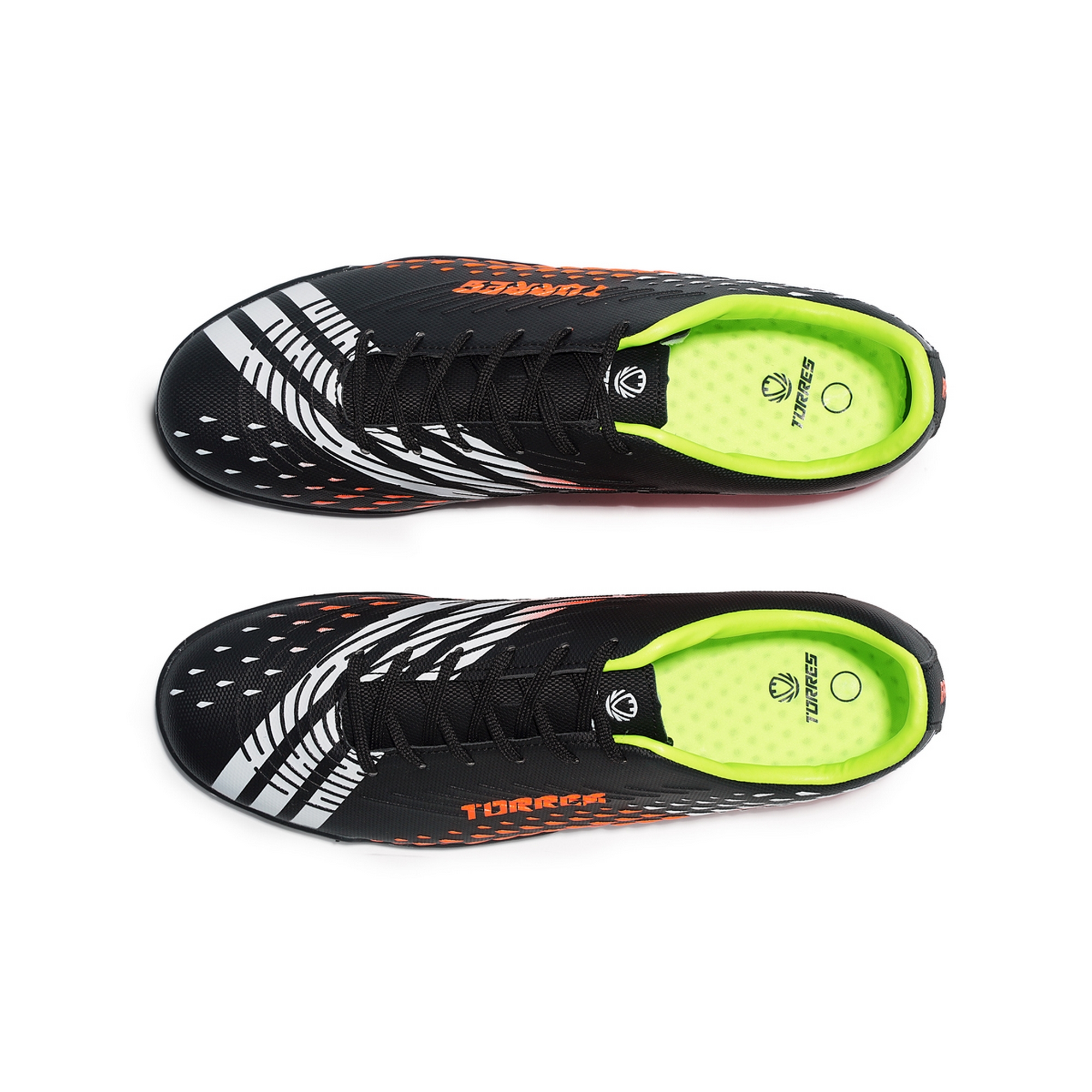 Бутсы зальные Torres RAYO TS134234-124  чёрно-оранжевый 2000_2000