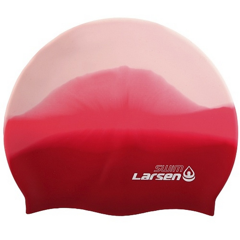 Купить Шапочка плавательная Larsen MC33 розовыйбелый,