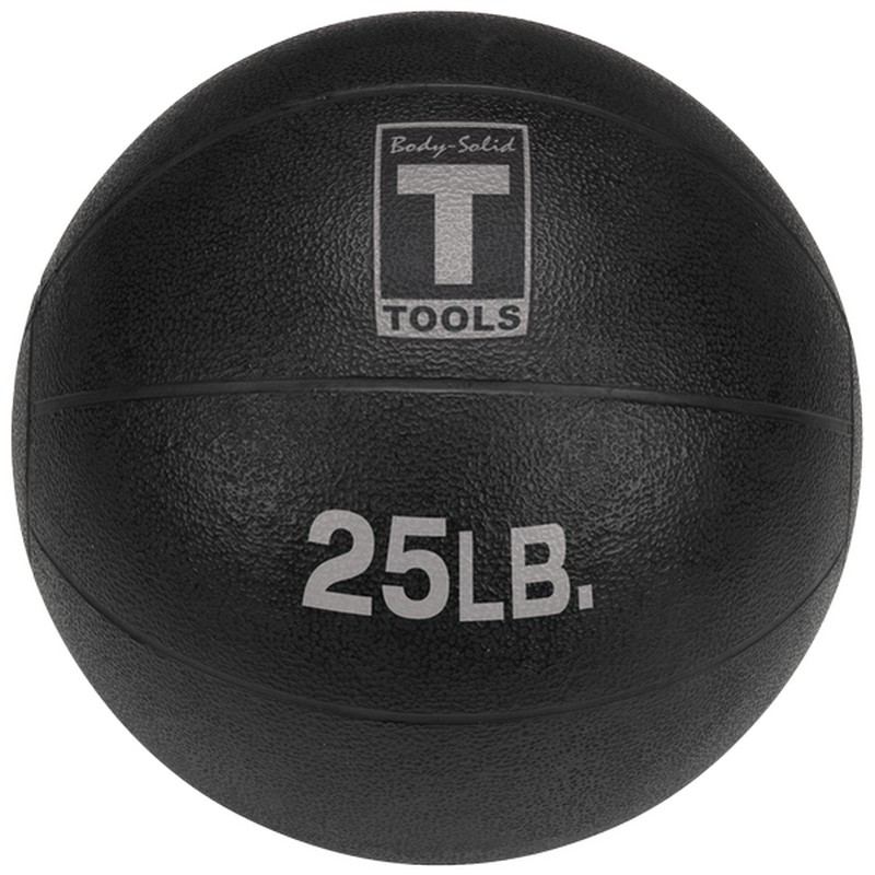 фото Тренировочный мяч body solid 11,3кг bstmb25 черный