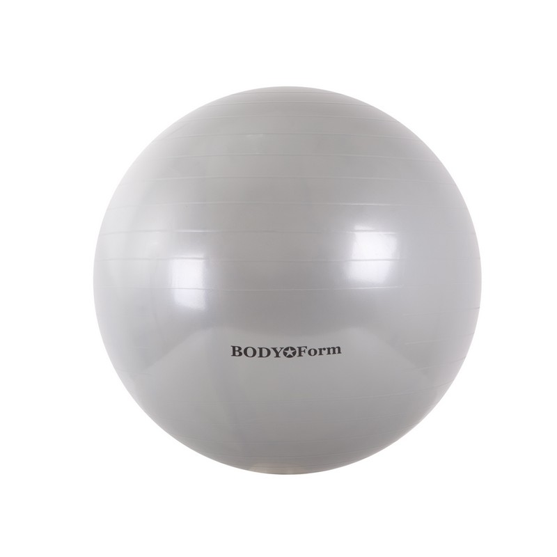 Купить Гимнастический мяч Body Form BF-GB01 D65 см. серебристый,