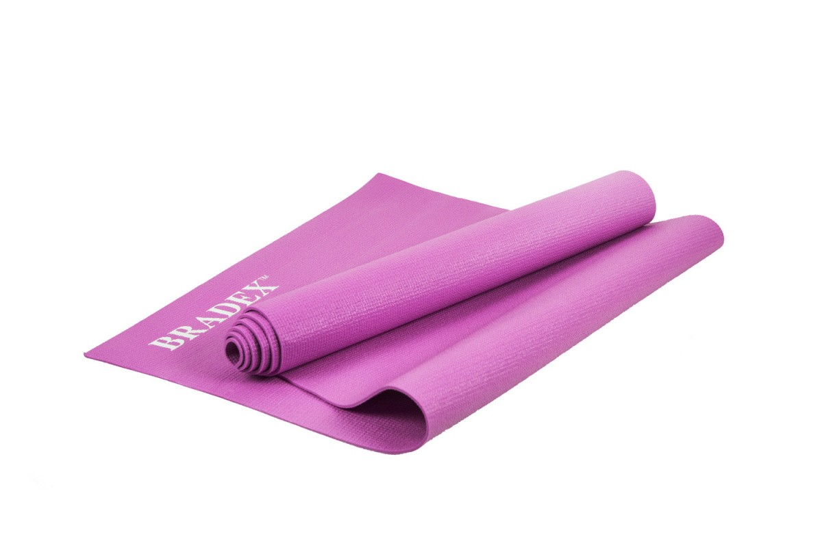 Купить Коврик для йоги и фитнеса 173x61x0,3см Bradex SF 0401 розовый,