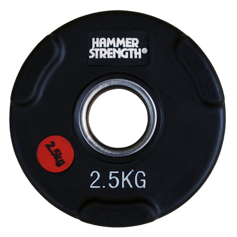 Купить Диск олимпийский обрезиненный d51мм Hammer WP074B 2,5кг черный,