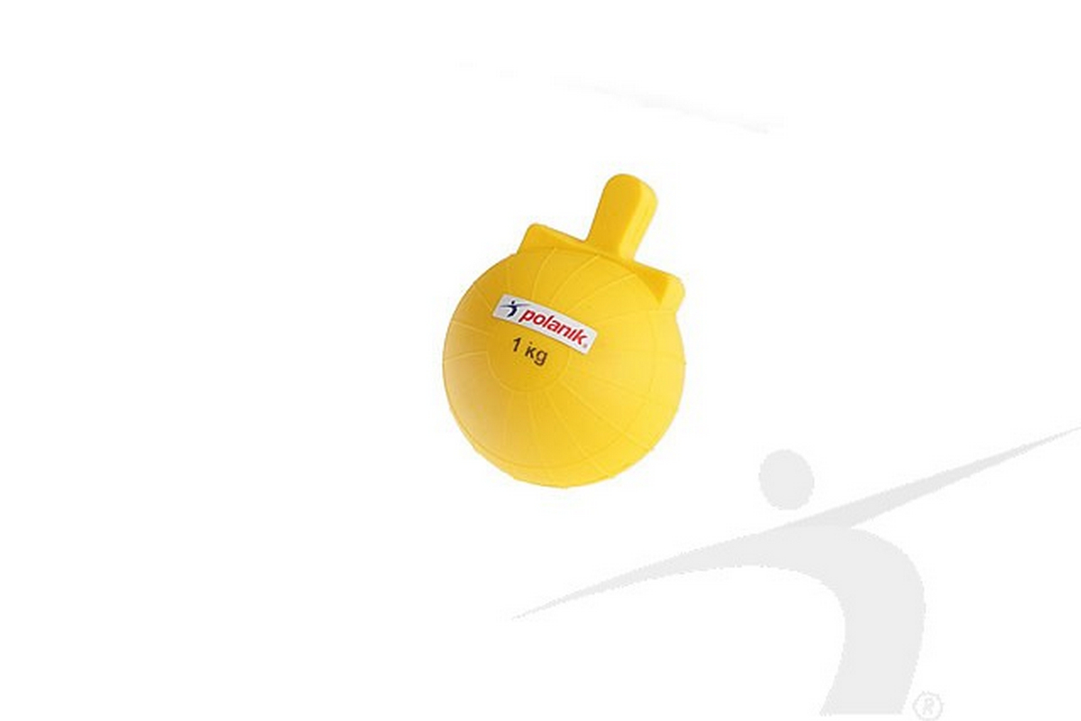 Купить Мяч с рукояткой для тренировки метания, из ПВХ, 1 кг Polanik JKB-1,