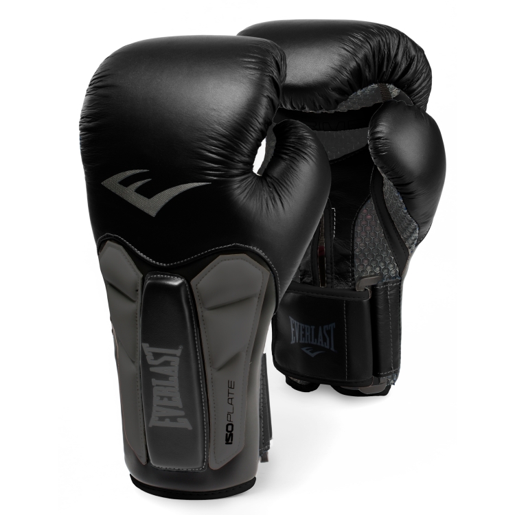 фото Перчатки тренировочные everlast prime leather 14oz черн/сер p00000150