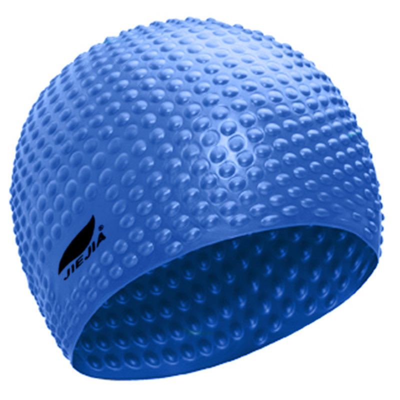 Купить Шапочка для плавания Sportex Bubble Cap E38926 синий,