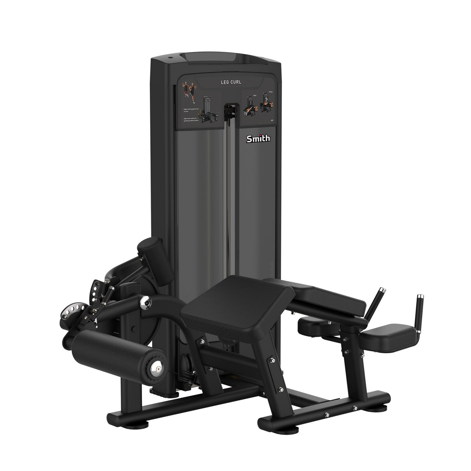 Сгибание ног лёжа, стек 105кг Smith Fitness RE8015 - фото 1