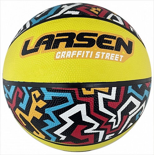 Мяч баскетбольный Larsen RB7 Graffiti Street Multycolor