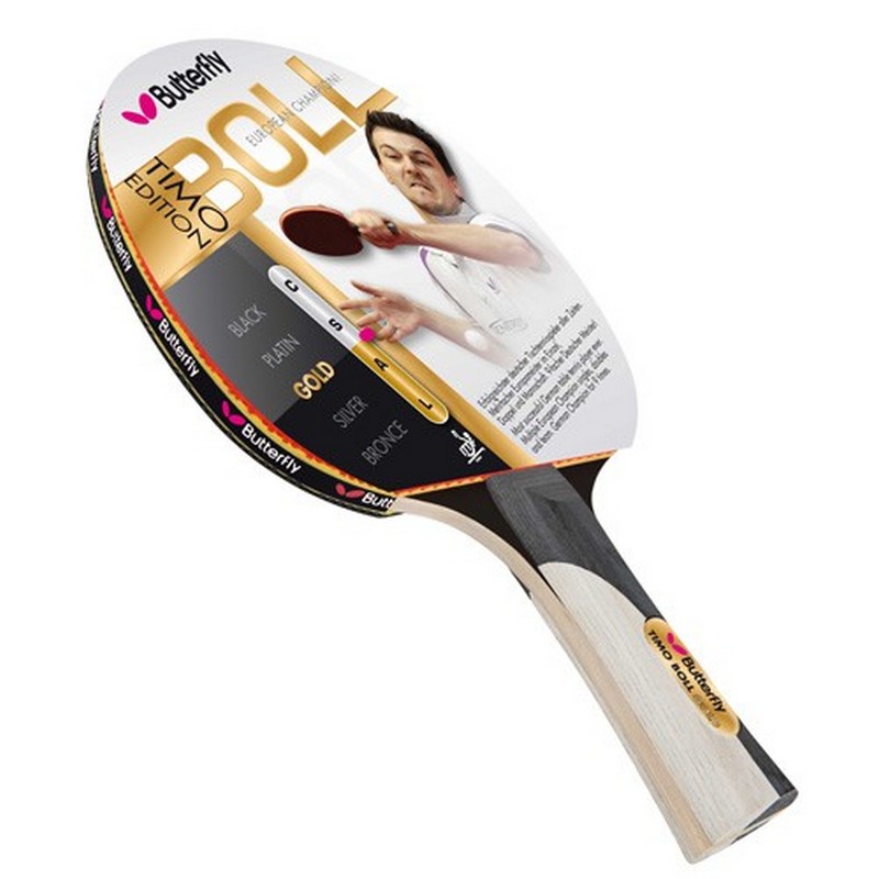 Ракетка для настольного тенниса Butterfly Timo Boll gold ITTF накладка Pan Asia*****