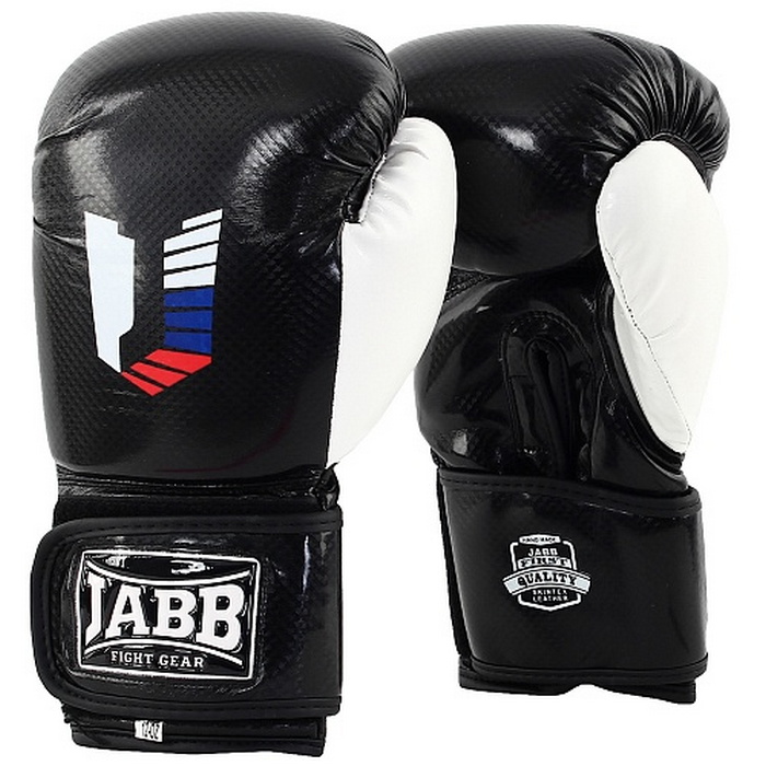 Купить Боксерские перчатки Jabb JE-4078/US 48 черный/белый 8oz,