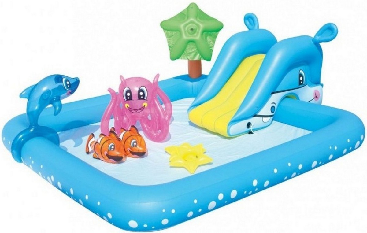 фото Игровой центр-бассейн с игрушками 239х206х86см bestway 53052