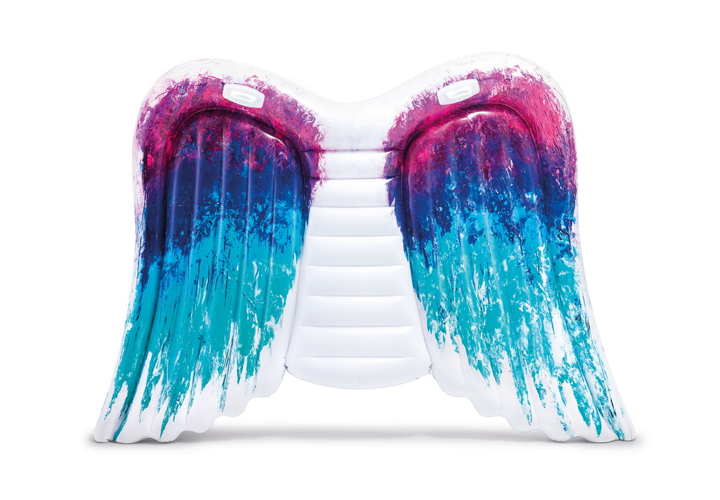 фото Надувной матрас intex angel wings mat 251х160 см