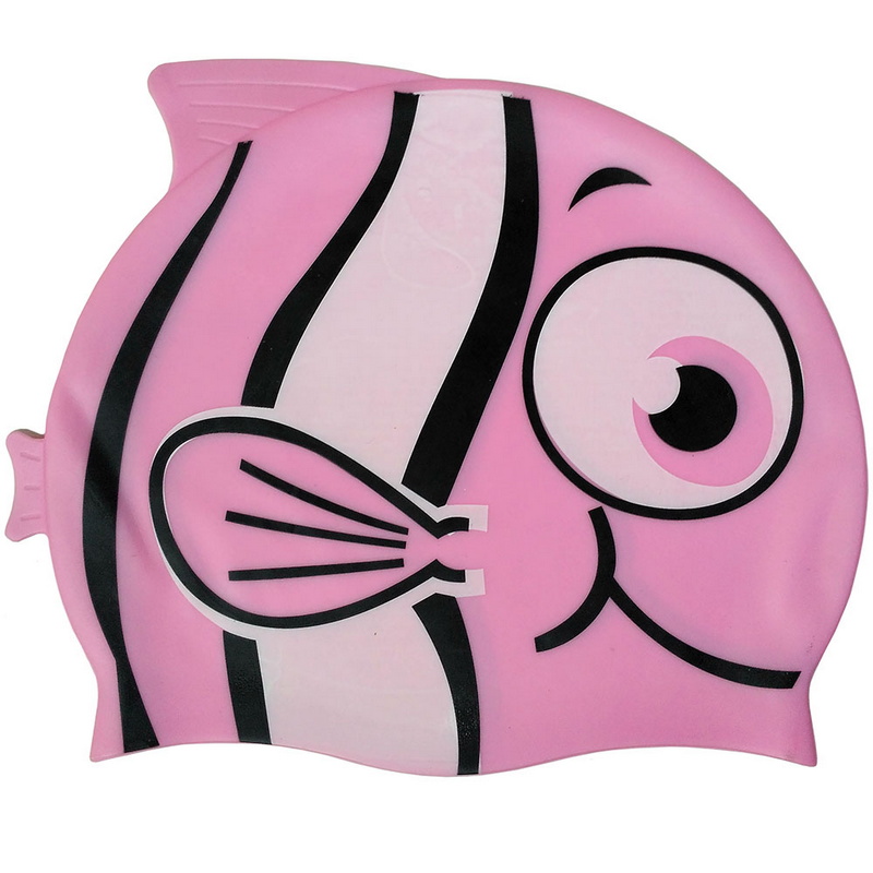 Купить Шапочка для плавания Sportex детская силикон (розовая Рыбка) B27489-6,