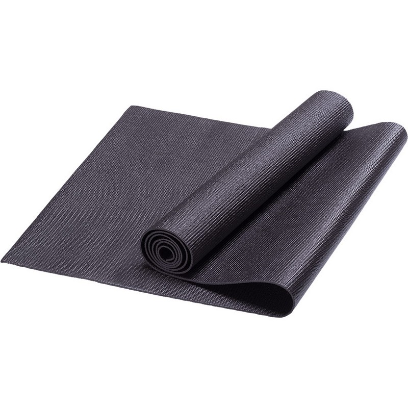 фото Коврик для йоги sportex pvc, 173x61x0,3 см hkem112-03-blk черный