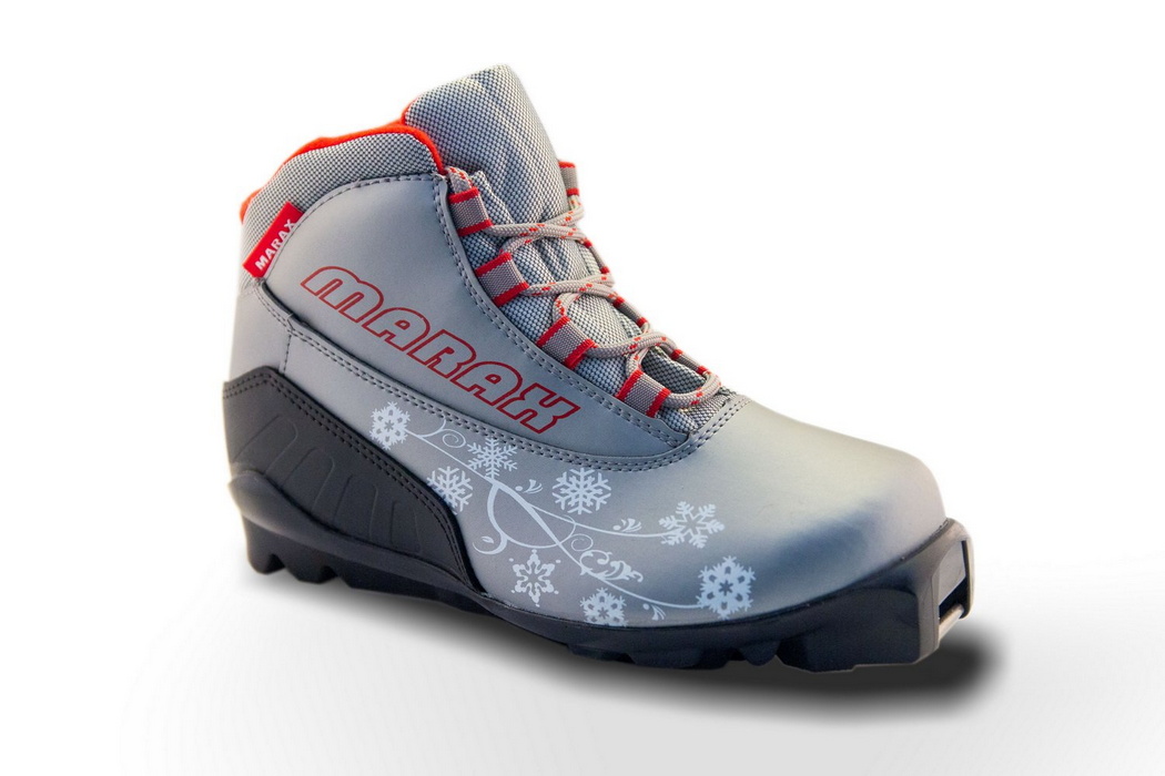 фото Лыжные ботинки sns marax women system comfort серебро