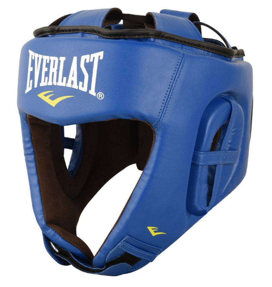 Шлем для любительского бокса Everlast Amateur Competition PU син.